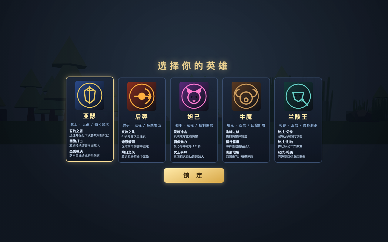 协调者验收 · 锁定亚瑟